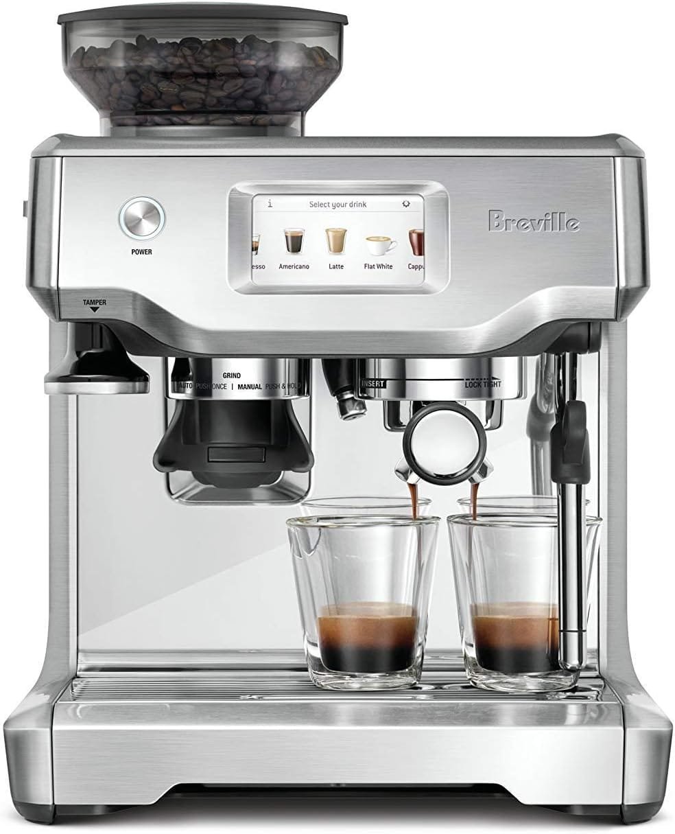Breville Barista Touch BES880BSS Stainless Steel Espresso Machine w/Touchscreen Controls + Built-In Grinder + Knock Box Mini - Image 6