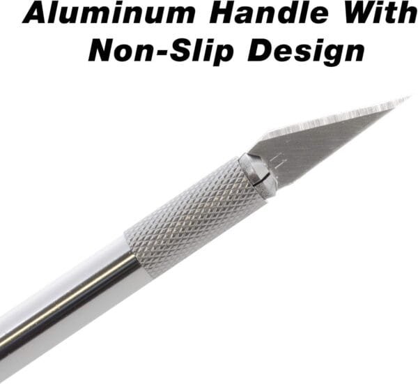 BAZIC Precision Knife + 2 Blades, Craft Cutter w/Safety Cap, #11 Fine Point Blade, Easy-Change Blade System, Cutting Knives for Art Supply, 24-Pack - Image 6